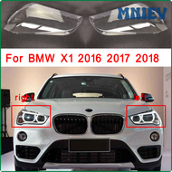 MNIEV Car Front Headlight Lens Shell For BMW X1 2016 2017 2018 Plexiglass Headlamp Transparent Glass