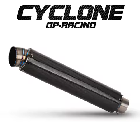 Motorcycle Exhaust Muffler 60MM Racing Escape Kit Tail Tube with DB Killer For GSX8T CB400 CB750 Hor