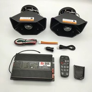 [Ada Stok] Pengubahsuaian Kereta 12V 24V Siren Polis Kenderaan Megafon Alamat Awam Memadam Kebakaran