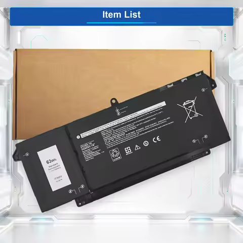 7FMXV 9JM71 Laptop Battery Compatible with DELL Latitude 5320 7320 7420 7520 Series HDGJ8 MHR4G TN2G