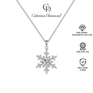 Dây chuyền kim cương Moissanite 05 Carat Caterina Diamond Clavicle Chain DN049WH