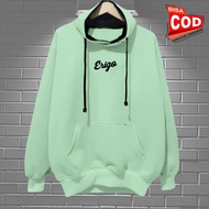 LOKAL Men's Hoodie Sweater Mint ColorWanita List erigo Local Distro Bandung Latest Oversized Thick A