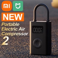 New Xiaomi Mijia Air Compressor 2 Portable Universal Electric Air Pump 2 Tire Sensor Mi Inflatable Treasure 2 for Car Bike