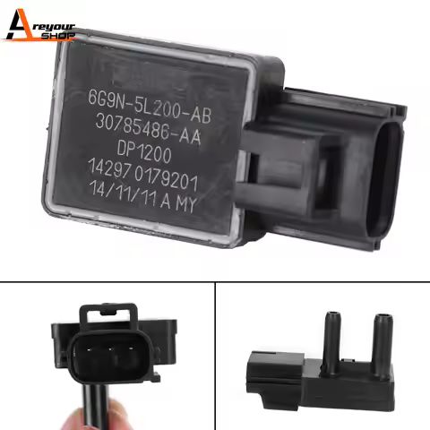 Areyourshop DPF Exhaust Pressure Sensor For Ford Fiesta Transit 2008-2017 6G9N-5L200-AB 1600077 8H42
