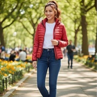 BURBERRY GOLF 紅色 二穿羽絨背心（帽和袖可收）