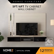 [FREE Shipping] HomeZ Wall Cabinet Tv (5/6ft) Wall Cabinet Tv Cabinet Tv Console Rak Tv Kabinet Tv Almari - T5525/T5526