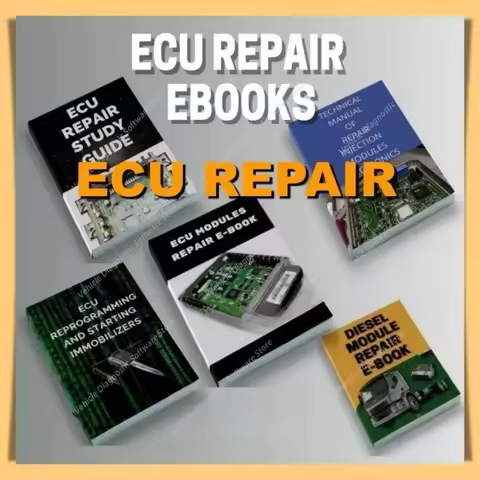 Fullset ECU Repair Manual PDF Study Guide ECU Modules Reprogramming Course for Car Truck Workshop Di