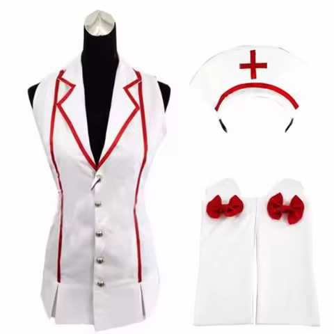 2025 Lol Akali Skin Nurse Halloween Cosplay Costume Custom Made Any Size