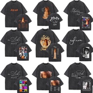 Penyanyi Die Ayliva Tour Peminat Merch T Kemeja Lelaki Wanita Album Muzik Hip Hop Lengan Pendek T-sh