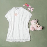 Little Glam Maleeka Lace Kaftan Muslim Dress for Girls