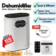 🔥🔥🔥 [SG BEST SELLER]New Home Dehumidifier 1200mL English RemoteANION Pureaie Dehumidifier Control &amp; Operating Manual SG Plug