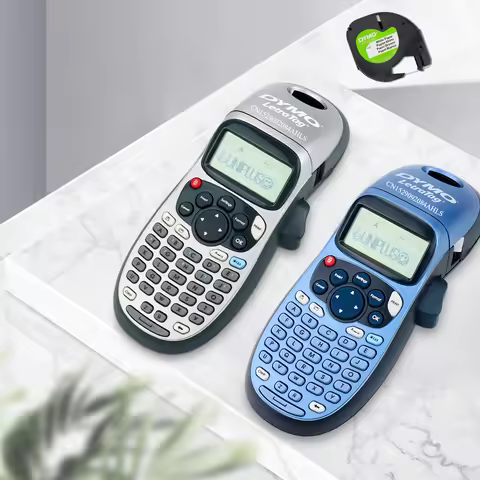Inkless Label Printer Dymo LT100H Portable Dymo Label Maker Machine LT-100H with 10PK Label Cassette