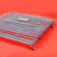 ST-🚤Storage Cage Folding Storage Rack Storage Cage Iron Frame Butterfly Cage Table Trolley Non-Airtight Crate Cage Large