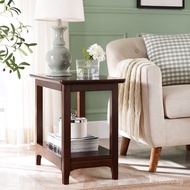 Living Room Corner Cabinet Solid Wood Corner Table Storage Home Side Cabinet Small Side Table Americ