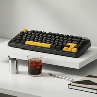 AULA F75 75% RGB Wireless Keyboard, Creamy Typing, Hot Swappable, Pre-lubed Greywood Switches, 3-Mod