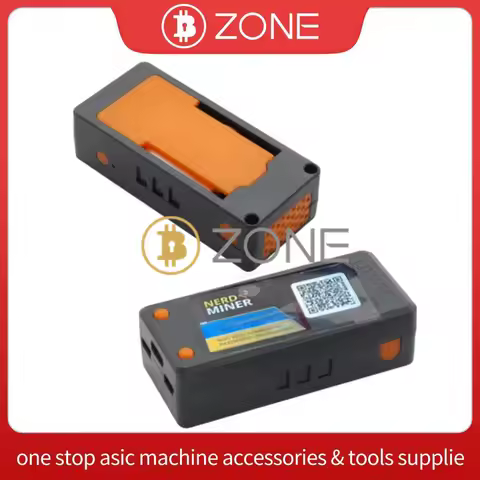 Nerdminer V2.0 Black Crypto Bitcoin Nerd Miner Hashrate 56KH/s Bitcoin Solo Lottery Miner