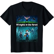 99 Nights in The Forest Birthday Costume for Boys Girls Teen T-Shirt
