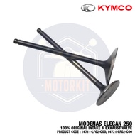 MODENAS ELEGAN 250 100% ORIGINAL INTAKE EXHAUST VALVE 14711-LFG2-C00 14721-LFG2-C00