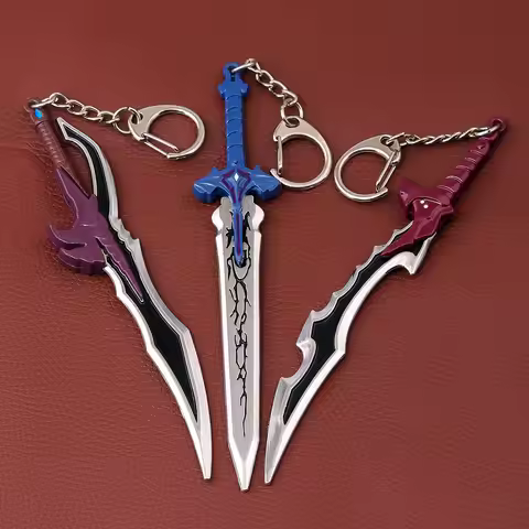 Anime Solo Leveling Personalized Keychain Pendant Sung Jin woo Yoo Jin ho Short Blade weapon Keyring