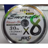 JEKO EMERALD X8 BRAIDED LINE
