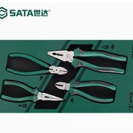 Pliers Needle-Nose Pliers Set Pliers Dato 4-Piece Pliers Diagonal sata Tool Set Nozzle World 09912a 