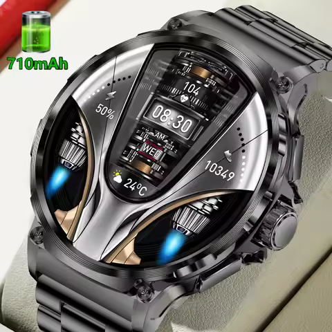 2025 New V69 1.85 Inch HD Bluetooth Call 710mAh Smart Watch Men Sports Fitness Tracker Heart Monitor