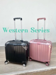 western seriesกระเป๋าเดินทาง18นิ้ว รุ่นซิป   วัสดุABS+PCแข็งแรงทนทาน