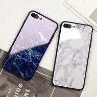 Case Oppo R7 R7s R7 Plus R9 R15 R15 Dream Mirror R15X R19 Tempered Glass Case Hard Marble Couple Casing Cover