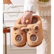 SH133 Men's Sandals Comfortable Soft Fur Hotel HomeWanita Men Women Slippers PT