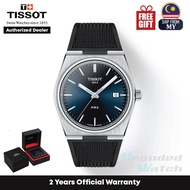 [Official Warranty] Tissot T137.410.17.041.00 Men's PRX Quartz Black Silicone Strap Watch T1374101704100