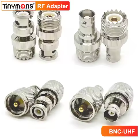 Q9 BNC to PL259 UHF Adapter PL-259 SO239 UHF Male Female to BNC RF Coaxial Cable Connector Radio Ant