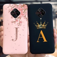Soft Casing For Vivo S1 Pro 1920 PD1945F_EX Phone Case Cute Crown Letters Shockproof Cover For VivoS