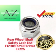 SUZUKI FC110/FX110/FD110X/FX125 REAR WHEEL SHAFT SAFETY LOCK NUT