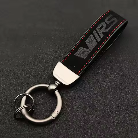 Luxury Suede Leather VRS Keyring Car Keychain For Fabia Superb Kodiaq MK1 MK2 MK3 Octavia VRS Keycha