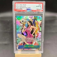 PSA10 DIY ONE PIECE Rating Card BOA HANCOCK MANGA ALT.ART OP07-051 EN Collection Card Copy 10Points 
