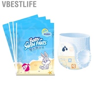 VBESTLIFE Baby Disposable Swim Pants  Side Leak Prevention Absorbent Expansion Resistant for Swimmin