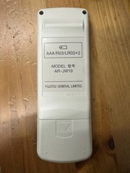 原廠富士通冷氣遙控器 AR-JW19