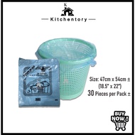 Star Brand 47x 54 cm +/- Blue Rubbish Bag-Garbage Bag- Plastik Tong Sampah