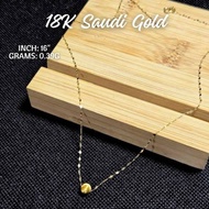 18K Saudi Gold Necklace 18K Gold Necklace