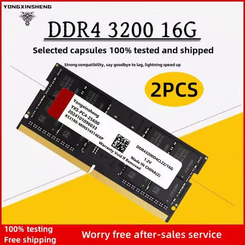 DDR4 2X16GB Laptop Memoria Ram 2133 2400 2666 3200Mhz PC4-17000 19200 21300 25600 Sodimm 260Pin 1.2V