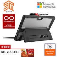 STM Dux case for Microsoft Surface Go / Surface Go 2 / Surface Go 3 / Surface 3 - Black color