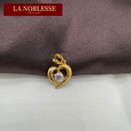 Loket Emas 375 / 9K Love Batu Pattern Gold Pandent Love Stone Pattern Design Fashion