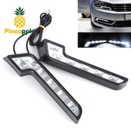 [Pine-t] 2 x Bright 6LED Super White Car Driving Lamp Fog 12V DRL Daytime Running Light