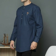 Hmd-Store Baju Koko Pria Style Muslim Pria Baju Koko Dewasa Terbaru 2023 AA9722
