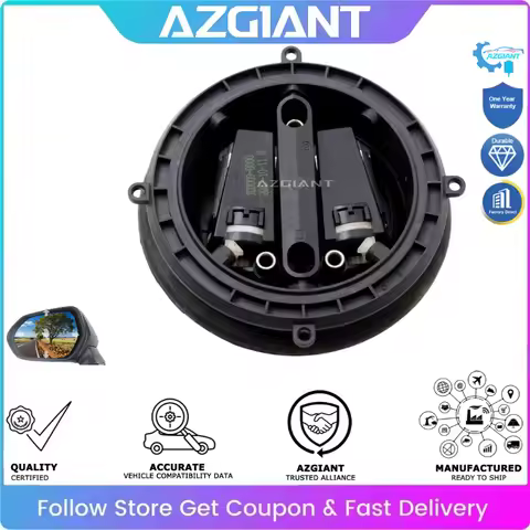 AZGIANT Circular Side Mirror Motor Housing for VOLVO C70 V40 S40 Audi TT Audi A6 S6 Replacement 3-pi