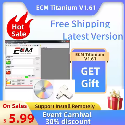 2025 Hot Selling ECM Titanium V1.61 Programmer Database for for KT/ A G and K- ESS V2 With 18259+ DR