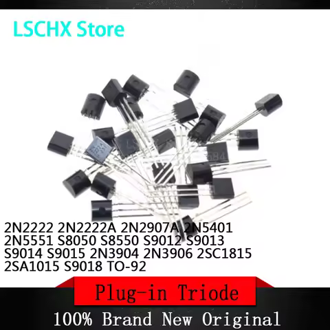 1000pcs/pack 2N2222 2N2222A 2N2907A 2N5401 2N5551 S8050 S8550 S9012 S9013 S9014 S9015 2N3904 2N3906 