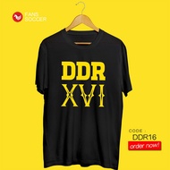 FANS SOCCER T-Shirt DDR XVI Roma T-Shirt/ De Rossi Premium 100% Cotton T-Shirt Romanisti As Roma T-S
