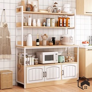 Multi-Layer Kitchen Storage Rack Organizer Multi-Functional Kitchen Cabinet Microwave Storage Rack