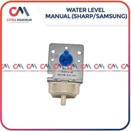 W&amp;N Water Level Manual 2 Mesin Cuci Sharp 8 kg 1 tabung Top Loading